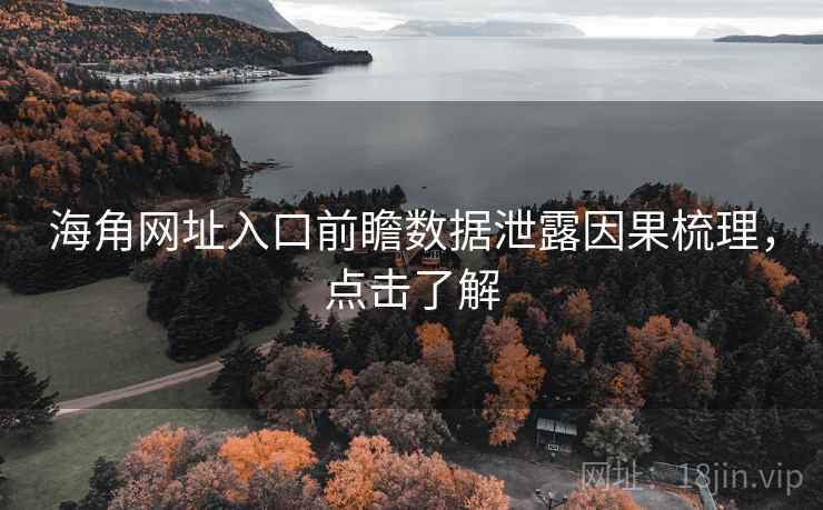 海角网址入口前瞻数据泄露因果梳理，点击了解